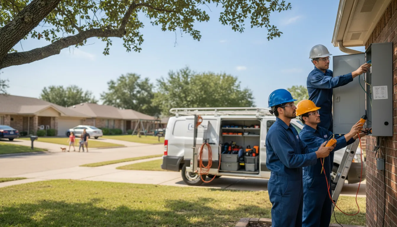 Certified electrician providing emergency electrical services in West Decatur, PA